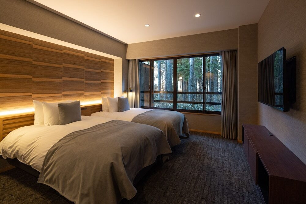 フォレストビュースイート 碧 寝室