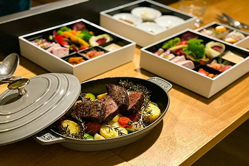 地産地消フレンチと朝ご飯を、お部屋食でゆっくりと3434217