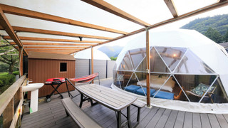 グランピング (ツインドーム) 半露天風呂付 禁煙