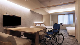 1ベットルームアクセシブルアパートメント(4 シングル) 禁煙