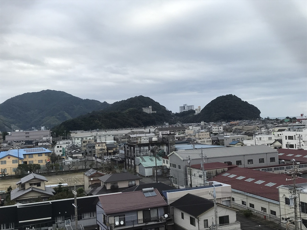 以前宿泊したホテル松風閣方面が見えます。