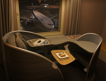 ファーストクラスを体験、「フライヤーズルーム」3627284