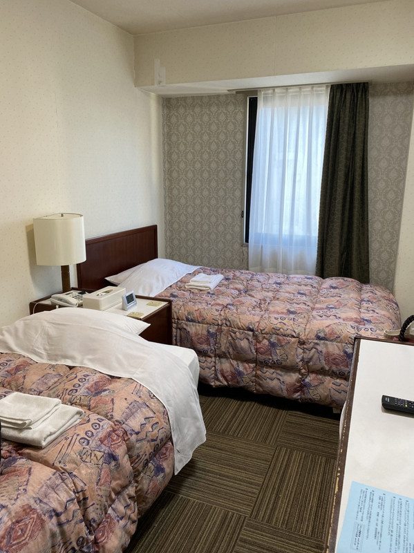 ベッドの位置が独特