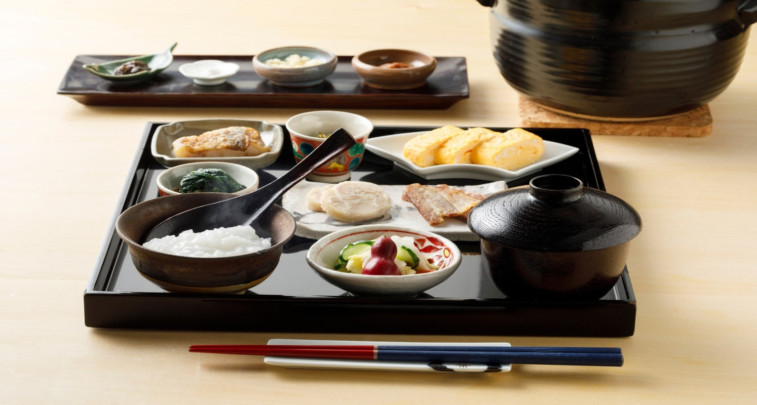 「お粥」が付いた和定食