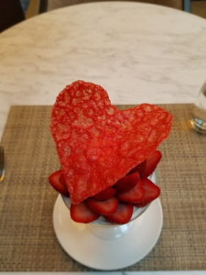 ハートがかわいかったです