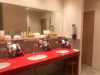 清潔感のあるシャワースペースはアメニティも充実3700440