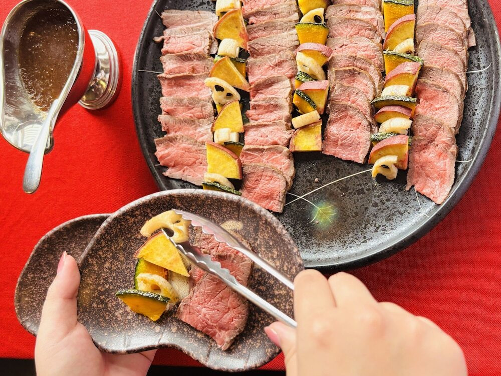 朝食ビュッフェ