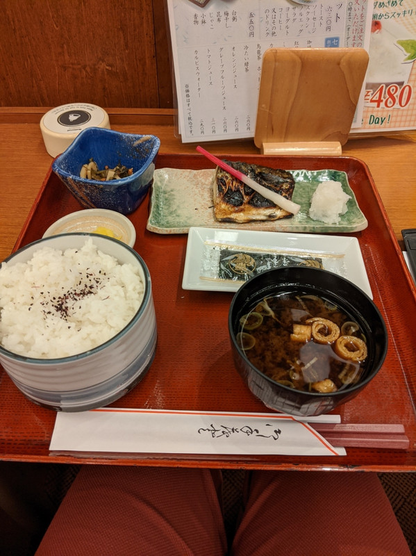 朝食付きを頼むと券が貰えて４種類から選べます。