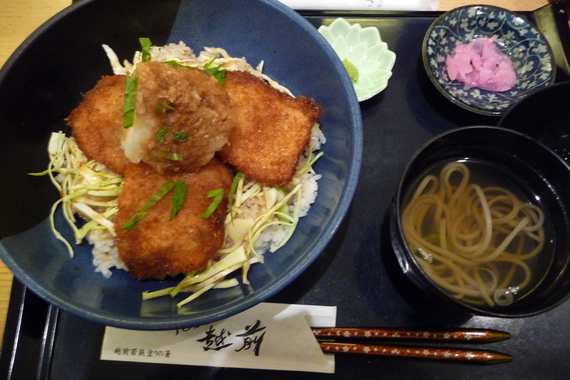 「おそばだうどんだ 越前」料理 931874 しょうゆカツ丼