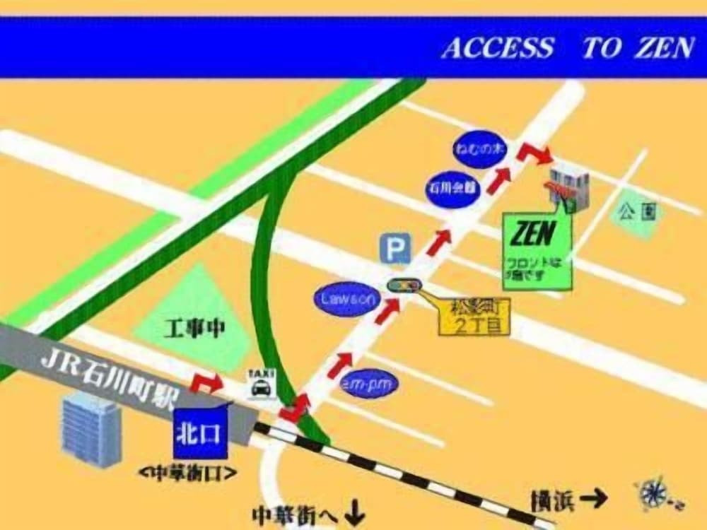 宿泊施設の地図