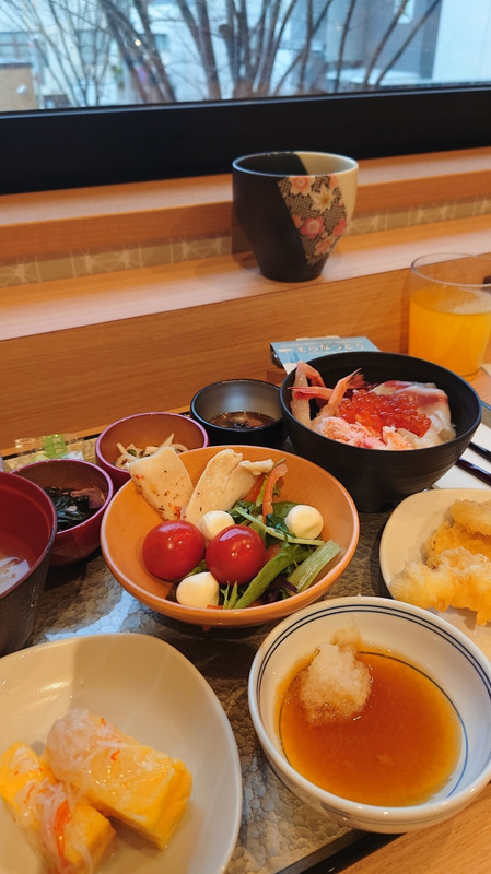 豪華な朝食