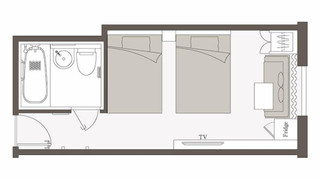 スタンダードツイン (喫煙可)