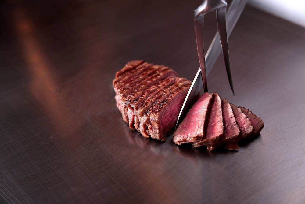 鉄板焼「二条」ステーキ