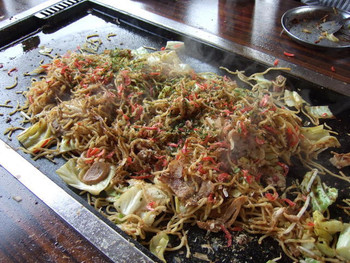 「月島もんじゃ 屋形船」料理 1131545 焼きそば