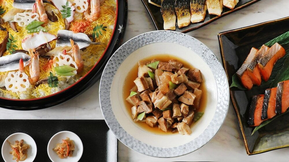 朝食ビュッフェ