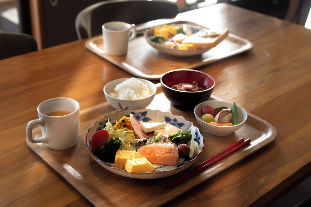 朝食ビュッフェ