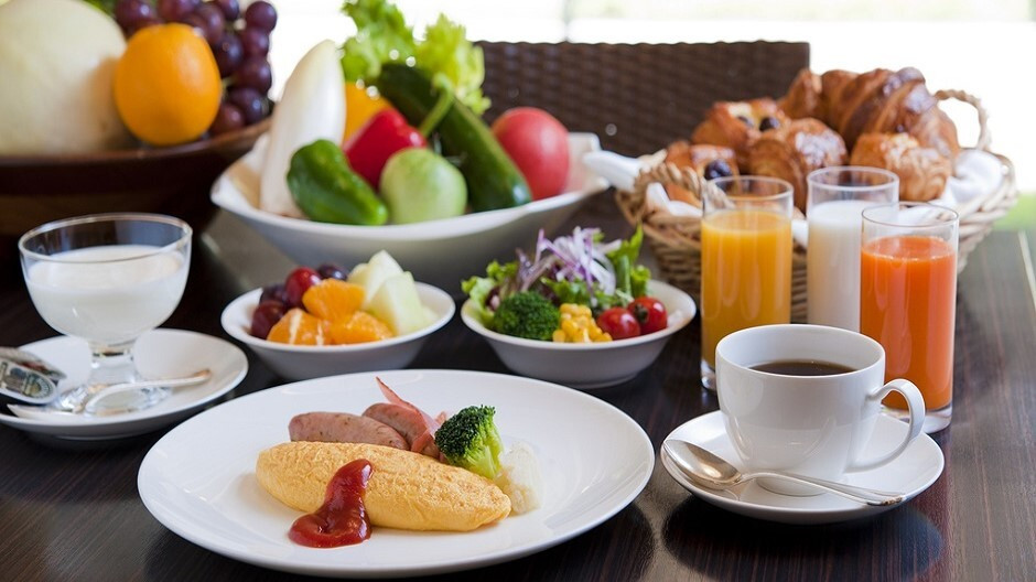 和・洋と選べる本格的なホテルの朝食♪4574154