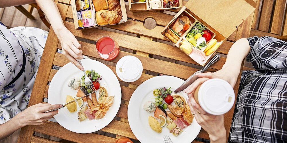 朝食ビュッフェ