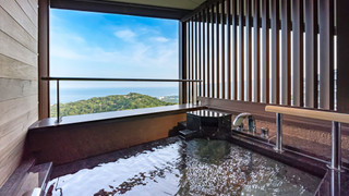 ツインルーム, 海が見える, 禁煙 (＜東棟＞温泉露天 テラスA)