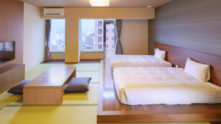 [禁煙] スタンダード和洋室ツイン内風呂なし（街側）