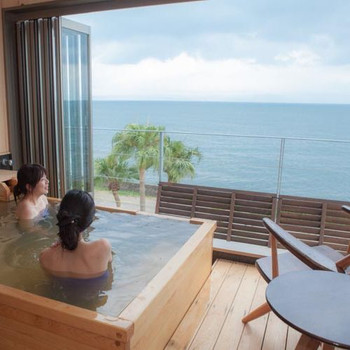 掛け流しの天然温泉を貸切風呂で堪能3753737