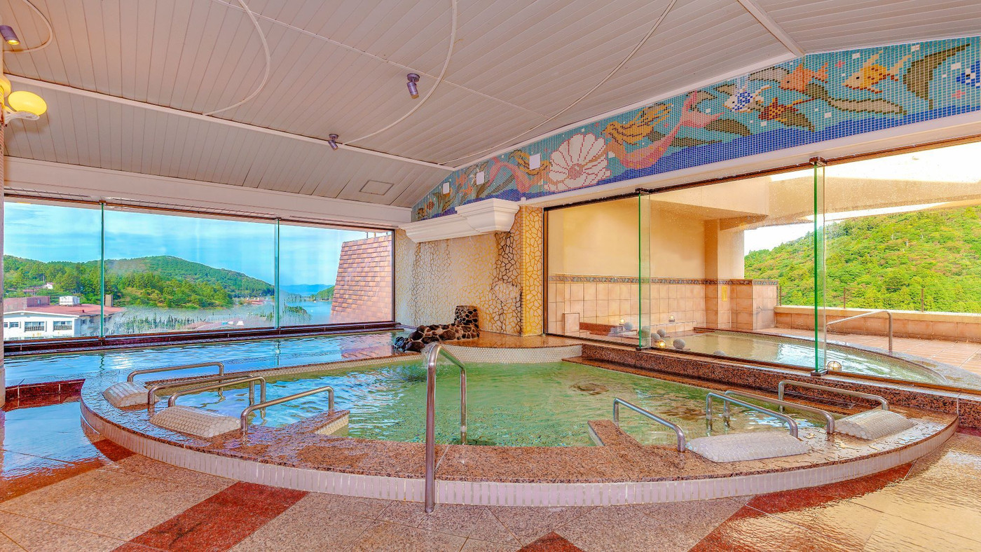 パノラマビューの展望風呂が自慢。キッズパークなど楽しい施設も！4069994