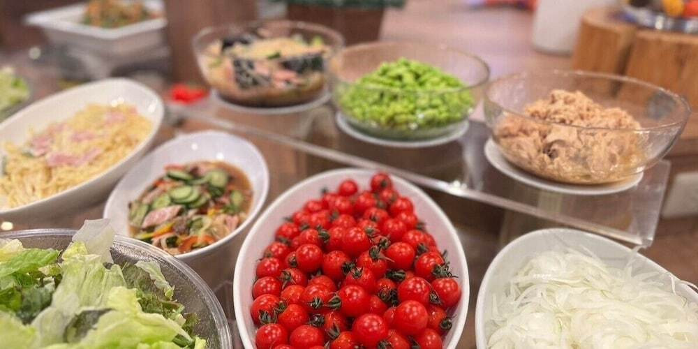 朝食ビュッフェ