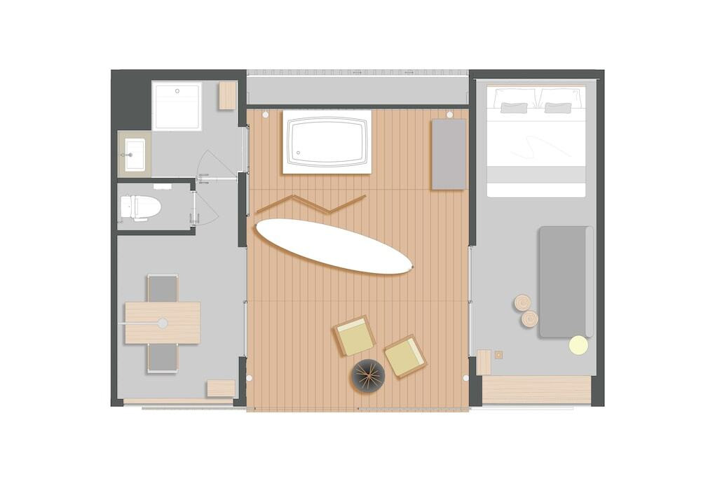 デラックスキャビン／レイアウト