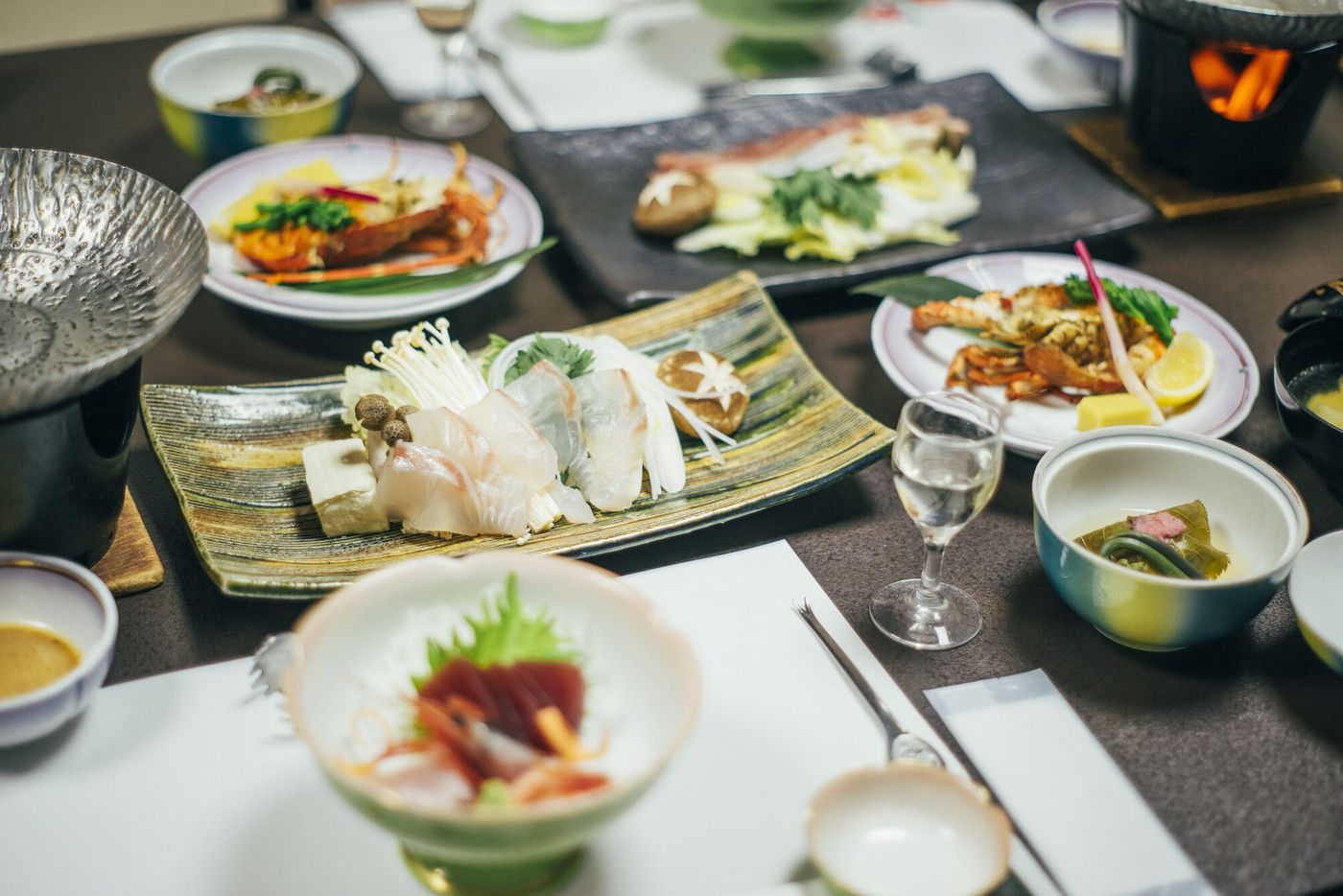 ロブスターにしゃぶしゃぶ、山菜天ぷら…豪華で美味しい食事に舌鼓♡1829671
