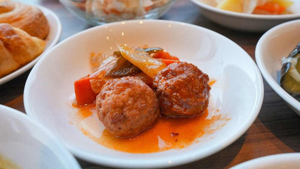 朝食ビュッフェ