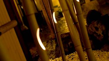 大浴場 竹の照明 / 5