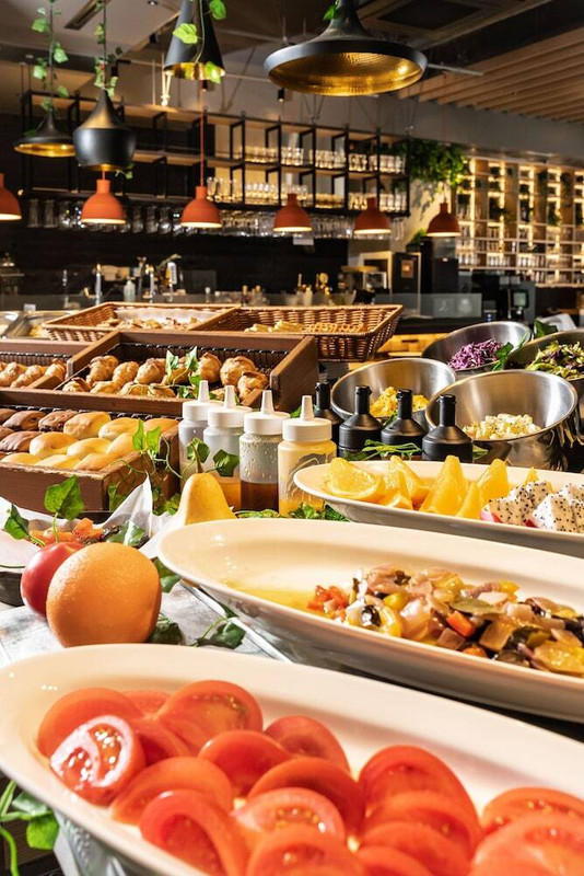 朝食ビュッフェ