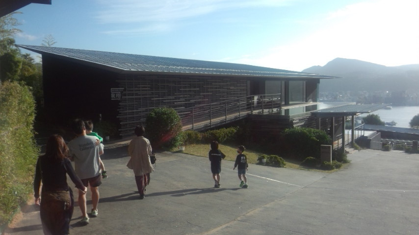 朝食会場の外観です。