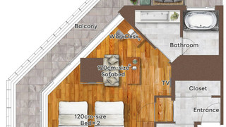 デラックス トリプルルーム 禁煙