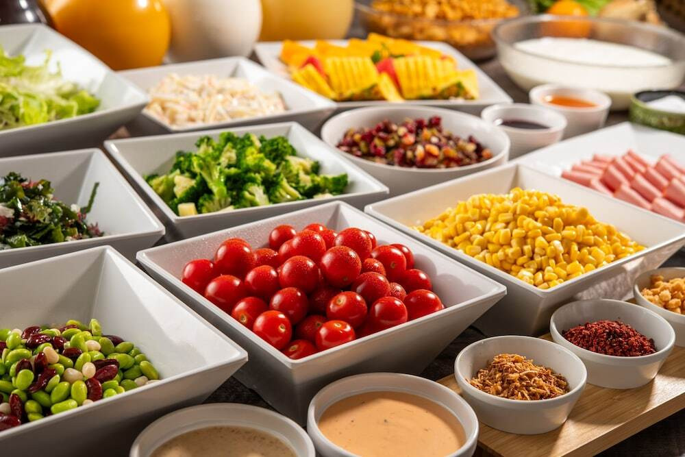 朝食ビュッフェ