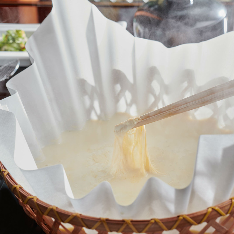 朝食 引き上げ湯葉