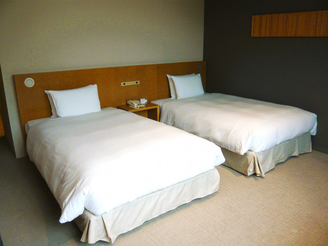 余裕の室内とベッド