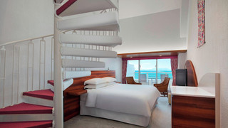 ロフト キングベッド 1 台 オーシャンビュー (オーシャンメゾネット, 高層階)