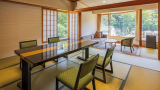 [喜咲] 川側 かけ流し露天風呂付和室 広々12.5帖 (48平米)