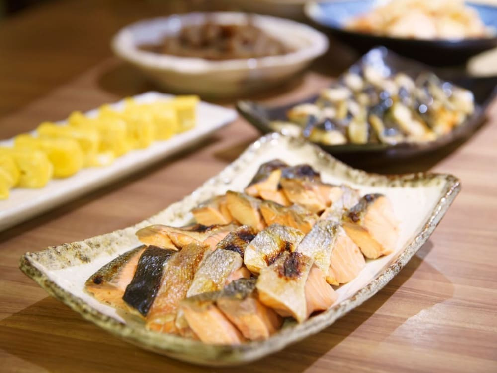 朝食ビュッフェ