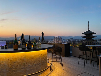 「K36」 外観 131969308 日が落ちる頃が最高です。