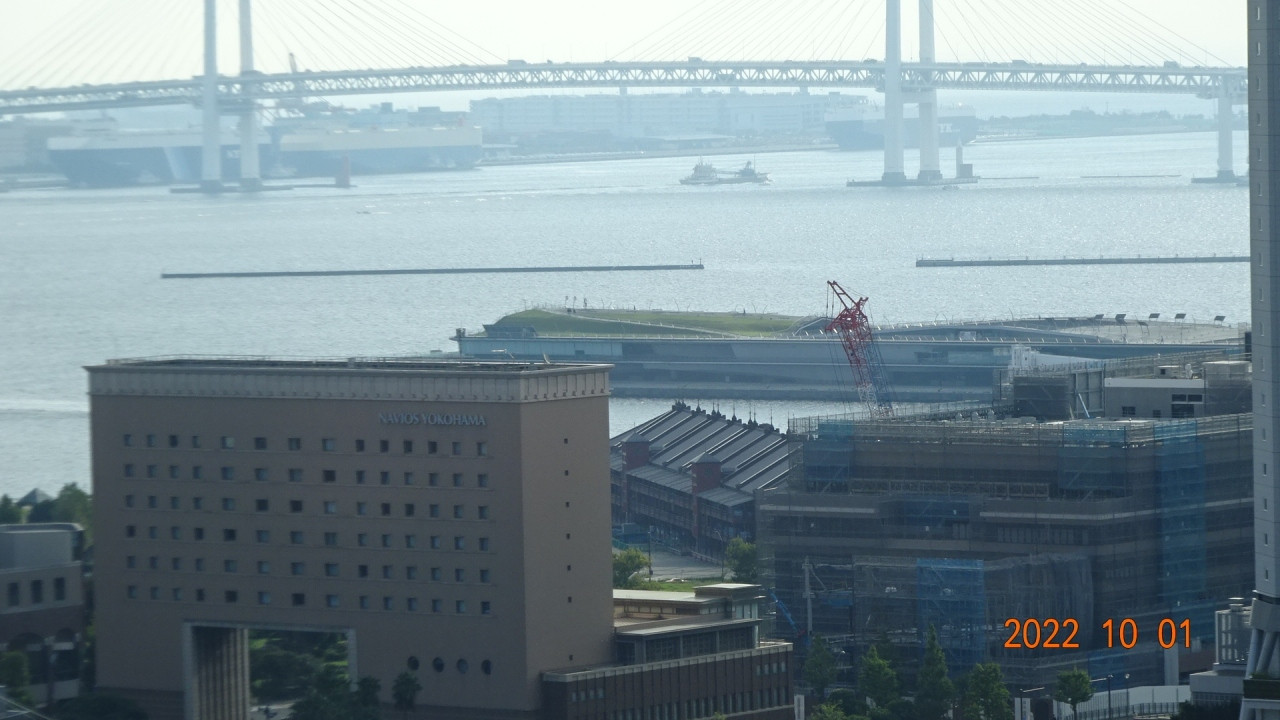 赤レンガ、ベイブリッジの景色も期待できそうです