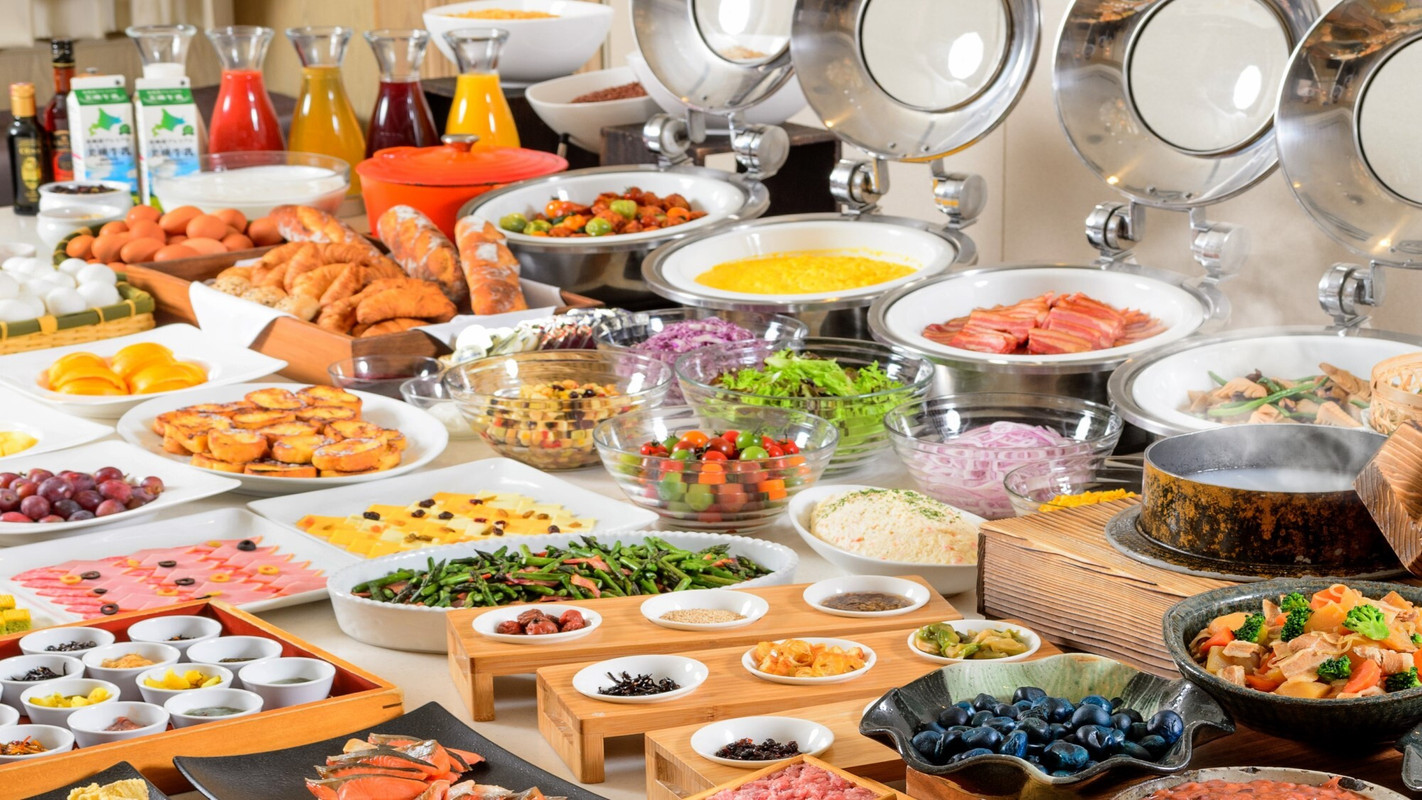 朝食ブッフェ一例