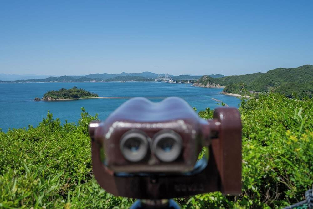 展望台 望遠鏡