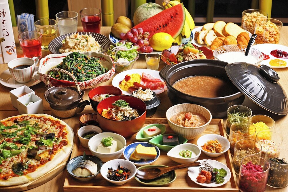 朝食ビュッフェ