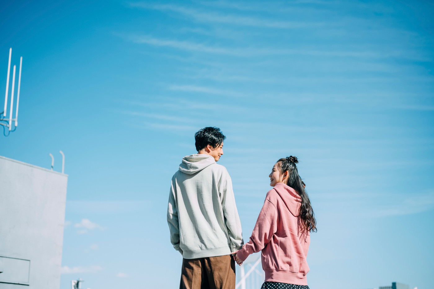 仲良しのカップル