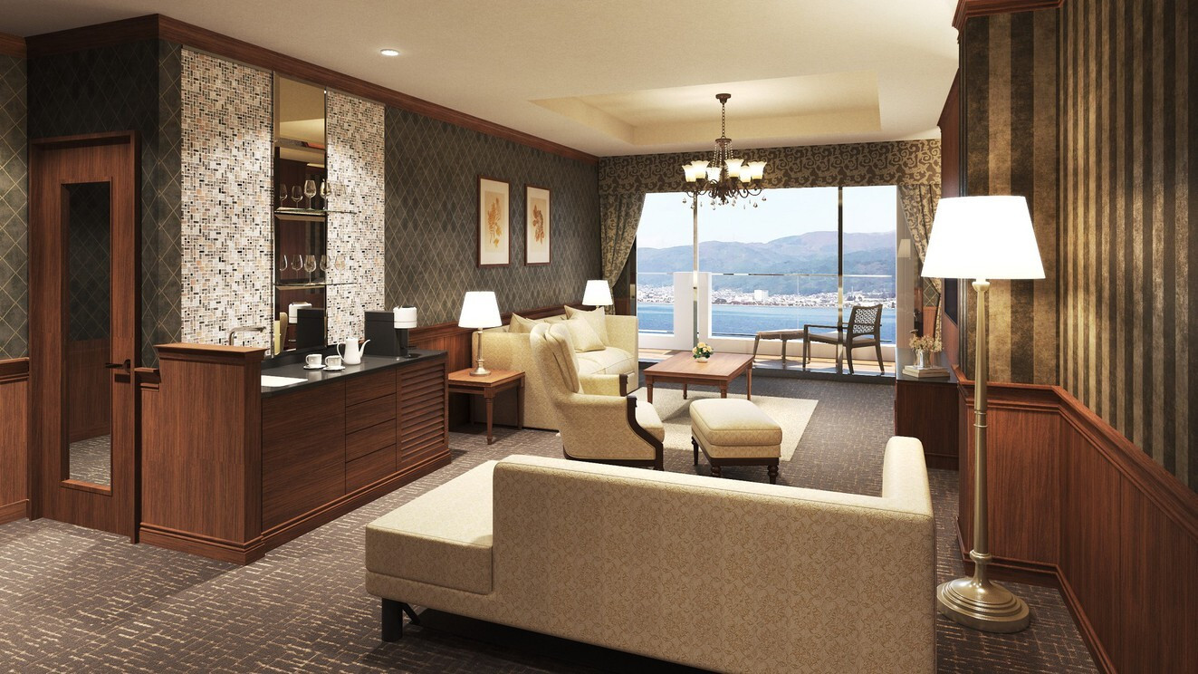 全9室レイクビュー露天風呂付き。上質なおもてなしに満たされて3457594