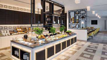 「エグゼクティブ ラウンジ」ビュッフェ台 / 18