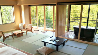 露天風呂付き客室＜竹の音＞