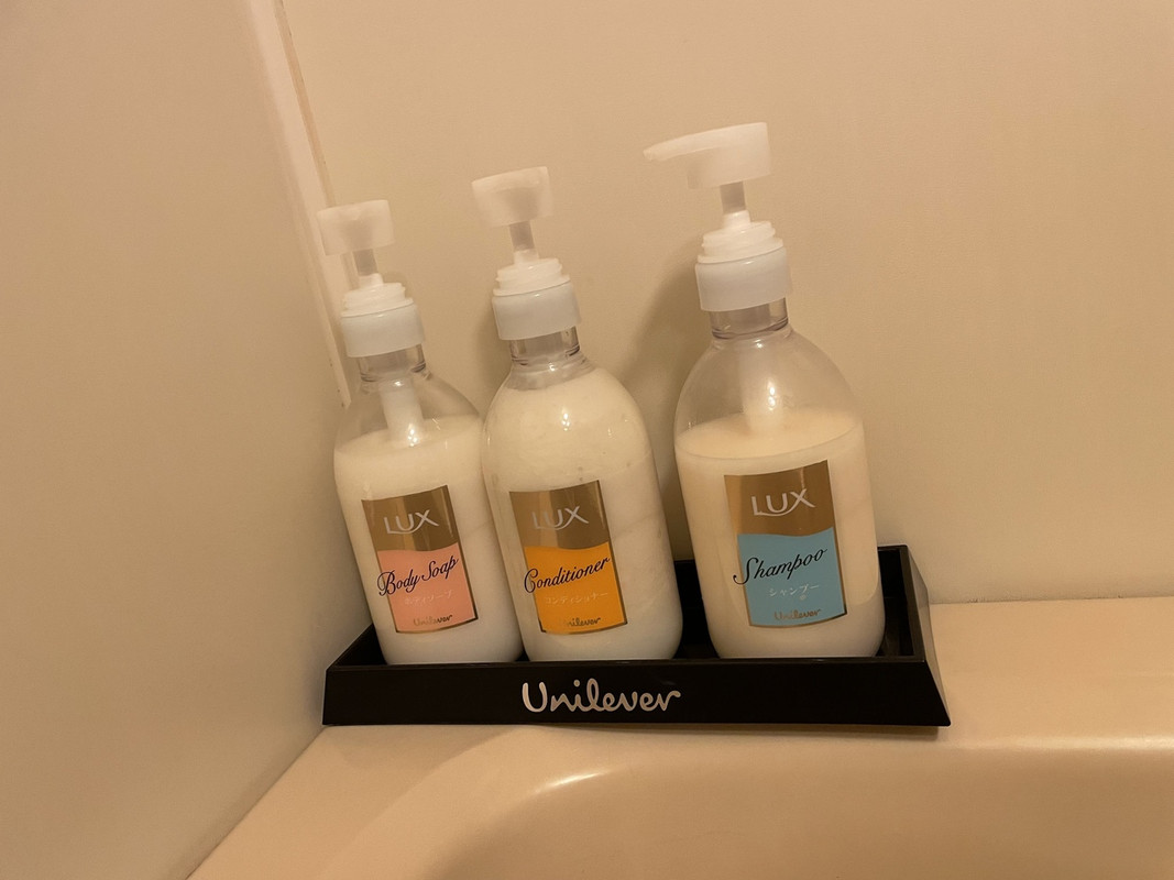 シャンプー類はLuxのものでした